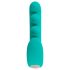 Beau Coeur Sylora - vibrador 2en1 con perlas (verde)