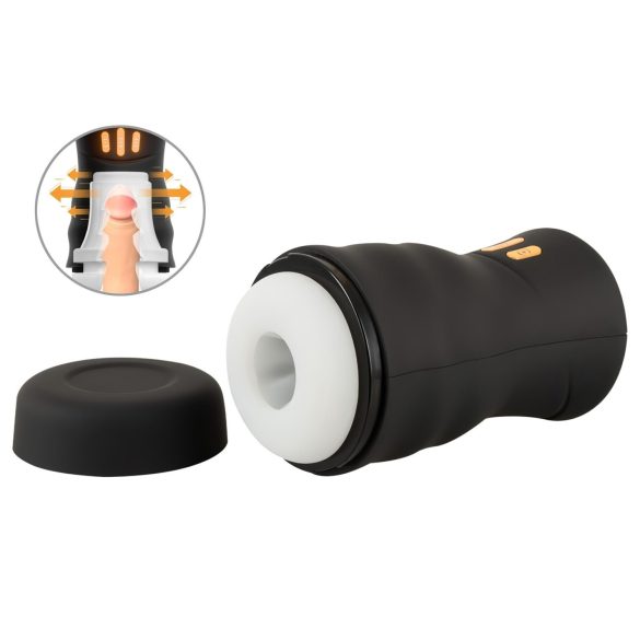 You2Toys Gyro - Masturbador giratorio y vibrador (negro)