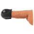 Rebel - vibrador impermeable en forma de bellota (negro)