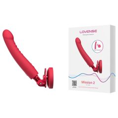 Lovense Mission 2 - vibrador inteligente con ventosa (rojo)