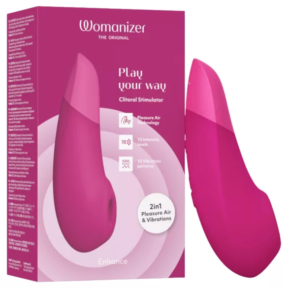 Womanizer Enhance - estimulador de clítoris por ondas de aire (rosa)