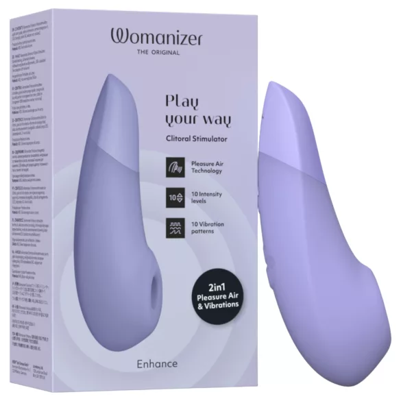 Womanizer Enhance - estimulador de clítoris por ondas de aire (morado)