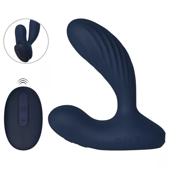 Svakom Vick Neo 2 - plug anal vibrador inteligente - silicona azul