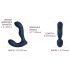 Svakom Iker Neo - vibrador anal interactivo y pulsante (azul)