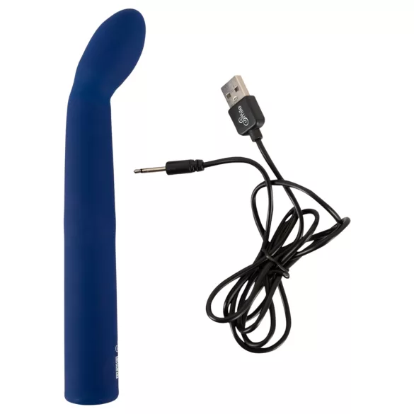 Smile - vibrador punto G curvado - silicona azul