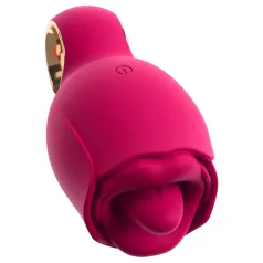   You2Toys Oral Fun - vibrador estimulador de clítoris con lengua (rosa)
