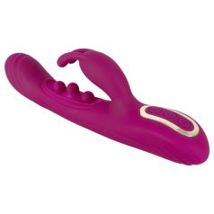   Smile - vibrador lila con bolas y brazo estimulador del clítoris