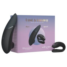   Womanizer Lujo&Deseo - set de vibrador para clítoris y parejas (negro)