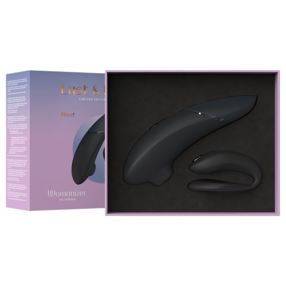 Womanizer Lust&Luxury - vibrador para clítoris y pareja - negro