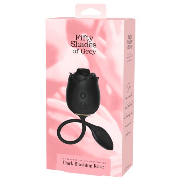 Fifty Shades of Grey - succionador de clítoris y huevo vibrador - negro