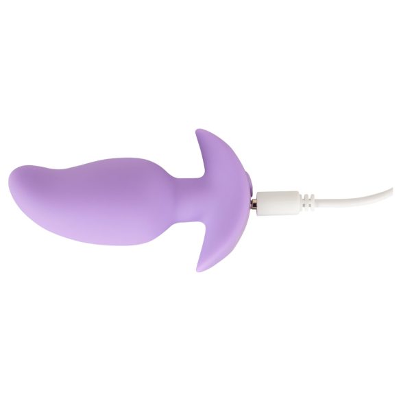 Cuties Mini - plug anal vibrador - silicona - lila