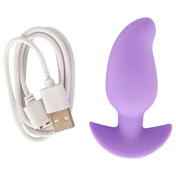Cuties Mini - plug anal vibrador - silicona - lila