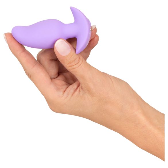 Cuties Mini - plug anal vibrador - silicona - lila