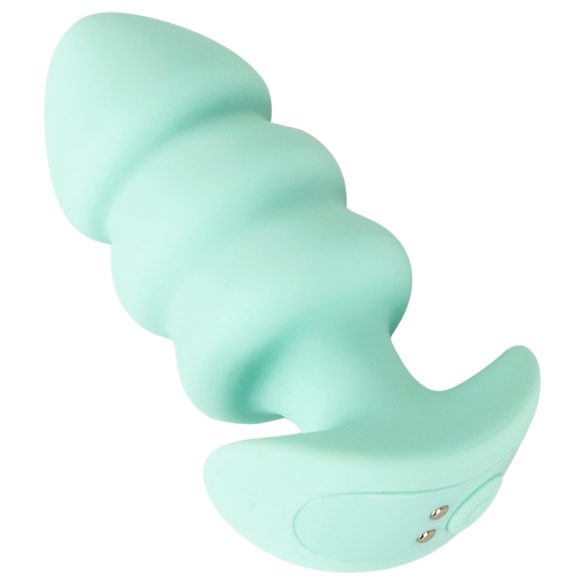 Cuties Mini - plug anal vibrador esférico (verde)