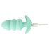 Cuties Mini - plug anal vibrador esférico (verde)