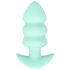 Cuties Mini - plug anal vibrador esférico (verde)