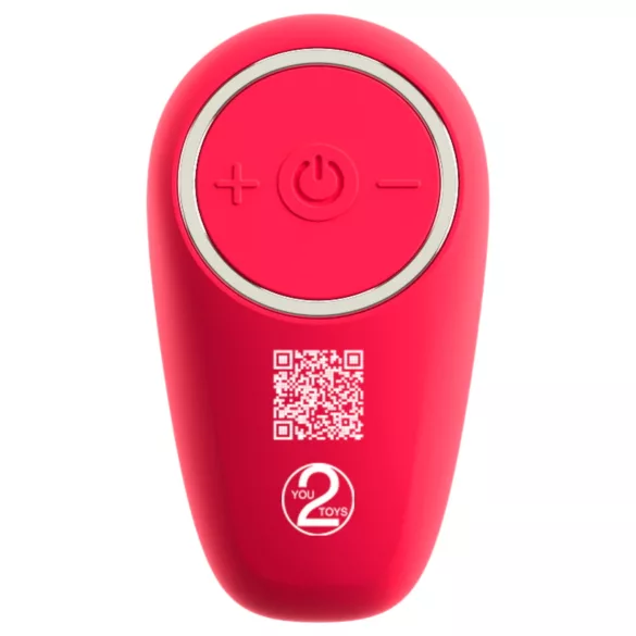 You2Toys Strapless - arnés con vibrador triple sin correas (rosa)