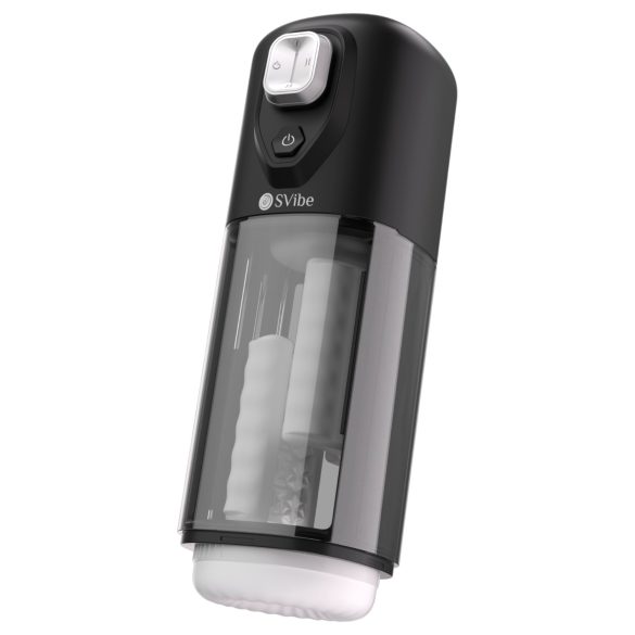 Ícono Volt Snail Vibe - masturbador automático (negro)