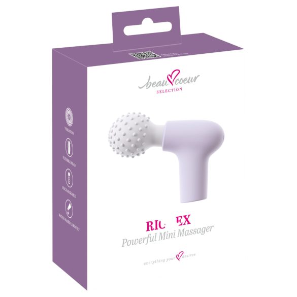 Beau Coeur Rionex - mini vibrador masajeador - lila