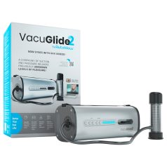   VacuGlide 2 - masturbador automático para hombre - lujo - plateado