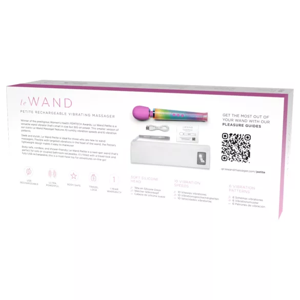 le Wand - masajeador vibrador recargable - multicolor