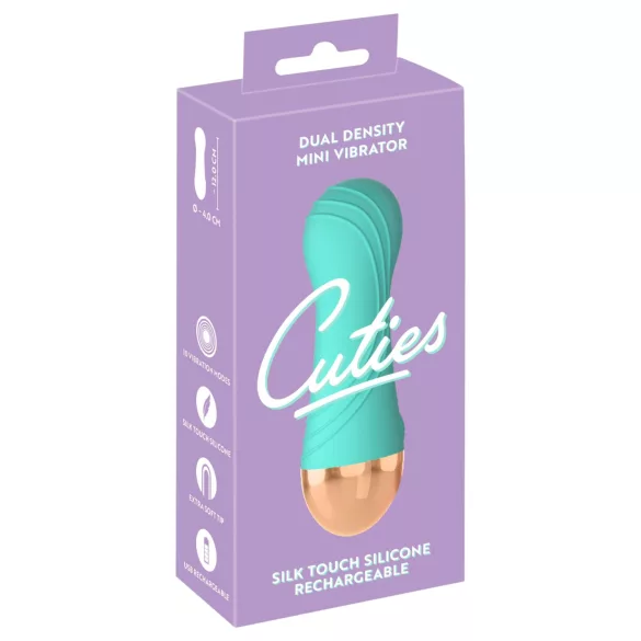 Cuties - mini vibrador recargable e impermeable (verde)