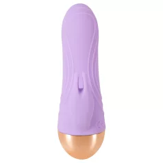  Cuties - mini vibrador de clítoris con brazo, recargable y resistente al agua (lila)