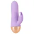 Cuties - mini vibrador de clítoris con brazo, recargable y resistente al agua (lila)