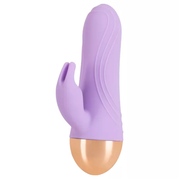 Cuties - mini vibrador de clítoris con brazo, recargable y resistente al agua (lila)