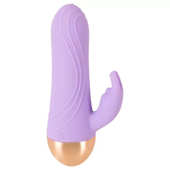 Cuties - mini vibrador de clítoris con brazo, recargable y resistente al agua (lila)