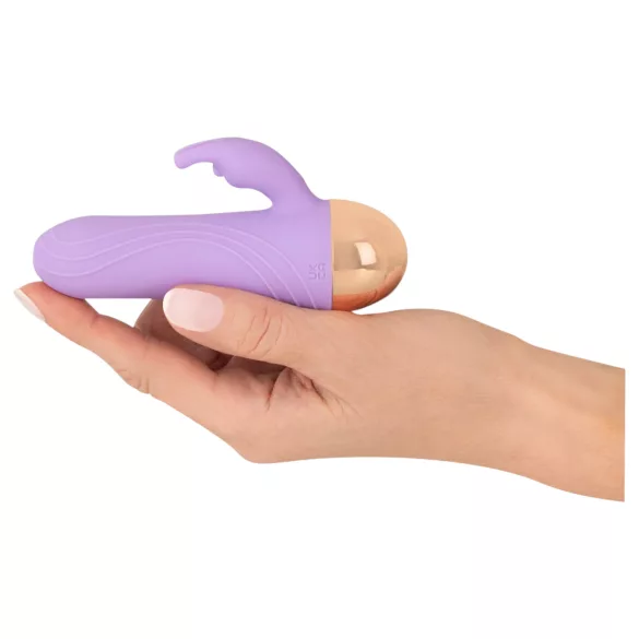 Cuties - mini vibrador de clítoris con brazo, recargable y resistente al agua (lila)