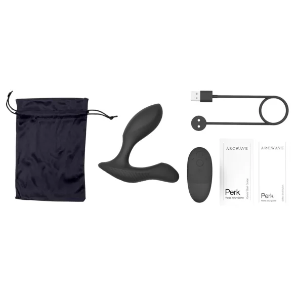 Arcwave Perk - vibrador de próstata con mando a distancia (negro)