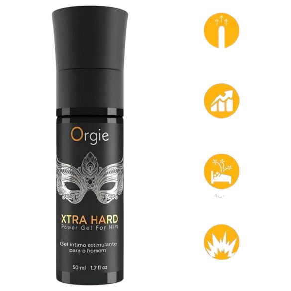 Orgie Xtra Hard - gel estimulante para erección - 50ml