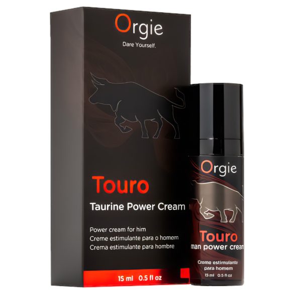 Orgie Touro Power - Crema Potenciadora de Erección (15ml)
