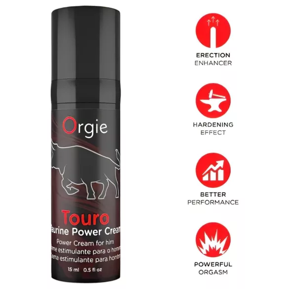 Orgie Touro Power - crema potenciadora de erección - 15 ml