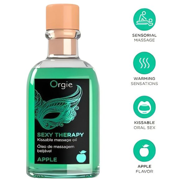 Orgie Sexy Therapy - set de aceites de masaje - manzana