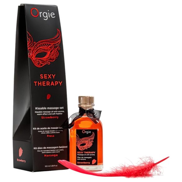 Orgie Sexy Therapy - Set de Aceite de Masaje - Fresa