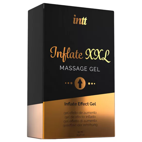 intt Inflate XXL - gel de masaje para aumentar el tamaño del pene (15 ml)