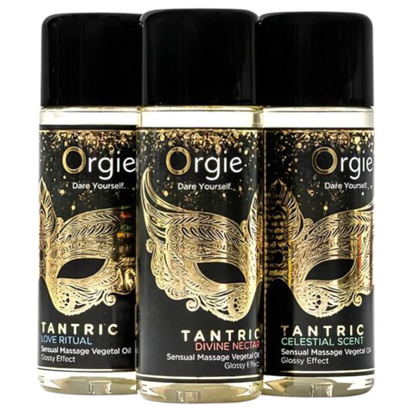 Orgie Tantric - set de aceites sensuales para masaje (3x30ml)