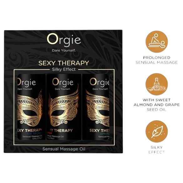 Orgie - aceite de masaje sensual set - kit 3 x 30 ml