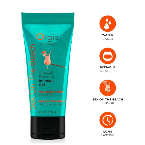 Orgie - lubricante comestible - Sex On The Beach - 50ml