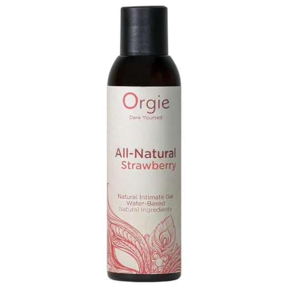 Orgie All Natural - gel lubricante base agua - fresa (150ml)