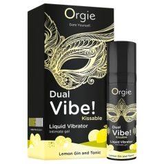   Orgie Dual Vibe - vibrador líquido unisex - Gin Tonic (15ml)