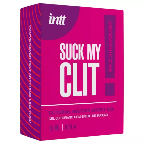 Intt Suck My Clit - gel estimulador de clítoris para mujeres - fresa (15 ml)
