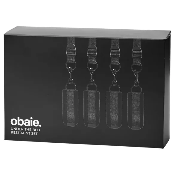 Obaie - juego de sujeción bajo el colchón (negro)