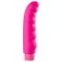 Baseks - vibrador ondulado (rosa) - 16 cm