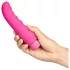 Baseks - vibrador ondulado (rosa) - 16 cm