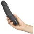 Baseks - consolador realista (negro) - 19 cm