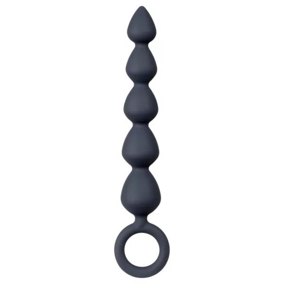Amaysin - cadena de bolas anales de silicona (negra)
