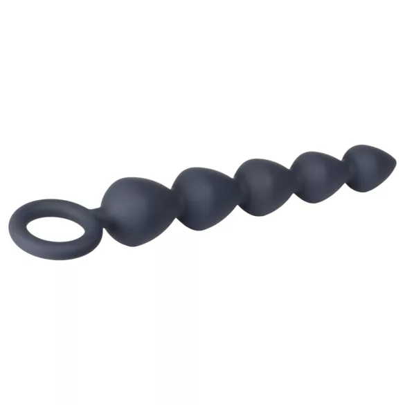 Amaysin - cadena de bolas anales de silicona (negra)